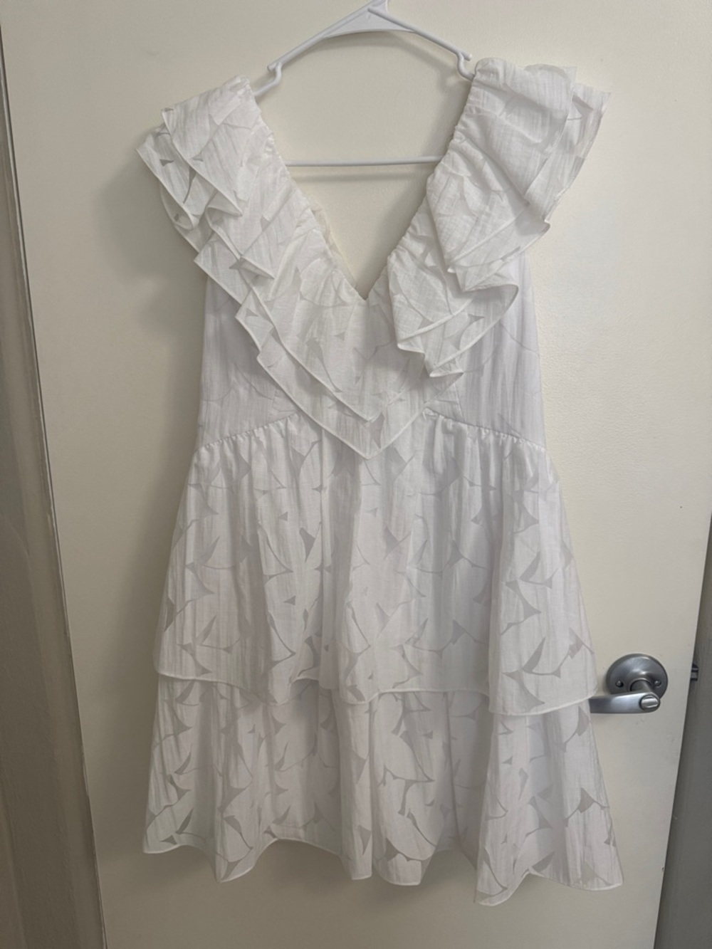 Lilly Pulitzer White Dress with Pink Logo Tag